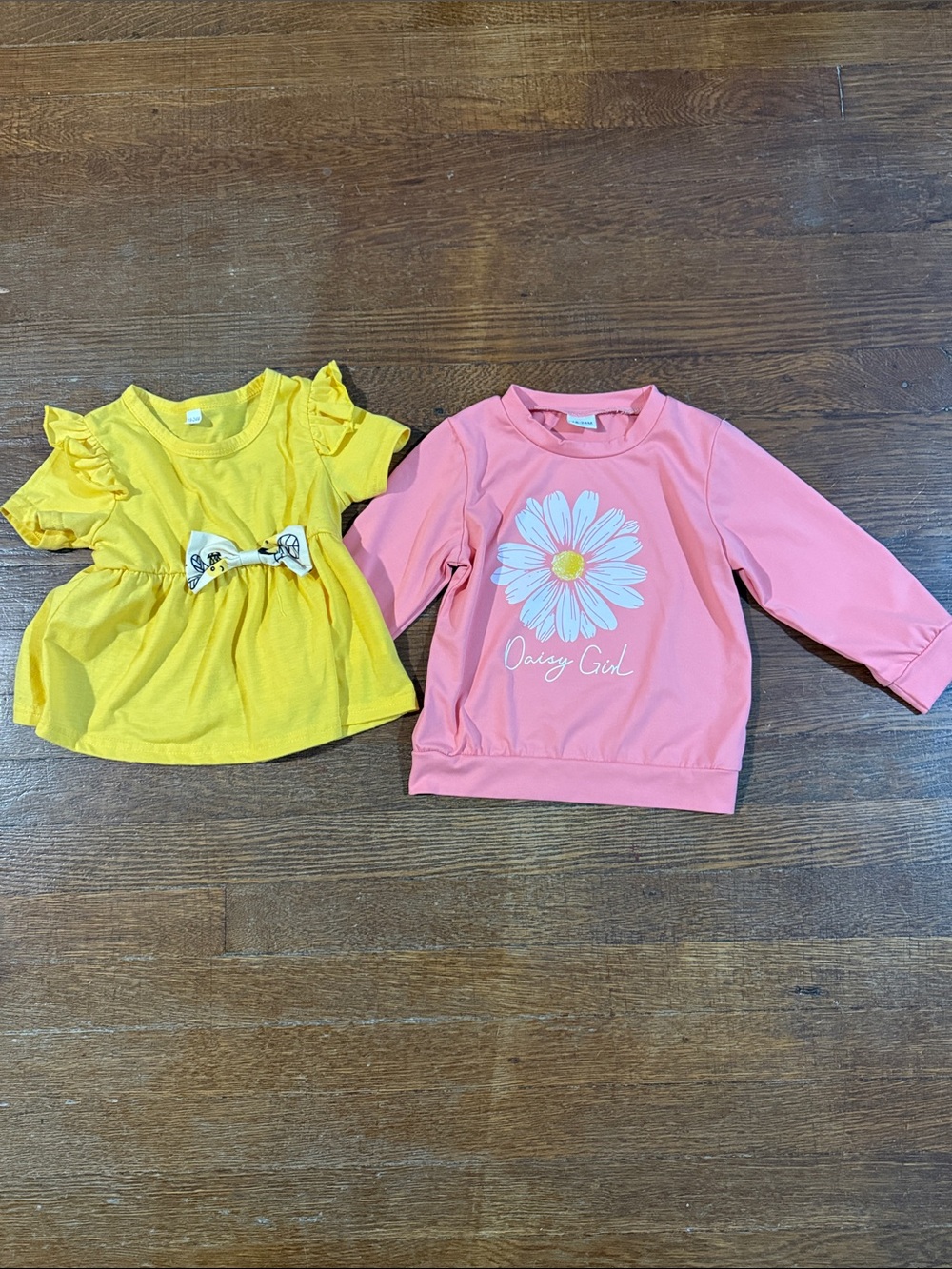 Daisy Girl Pink Long Sleeve Tee